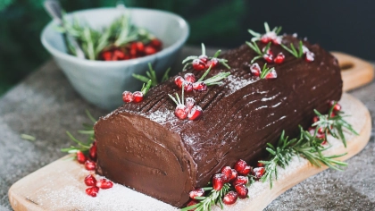 Çikolatalı Kütük Rulo Pasta Tarifi