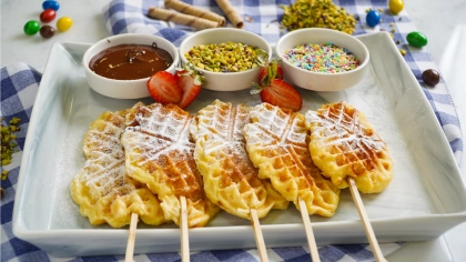 Çubukta Waffle Tarifi