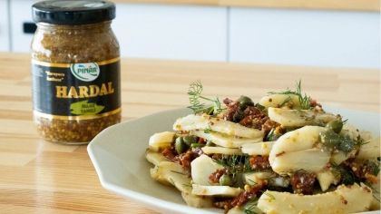 Hardallı Çiğ Enginar Salatası Tarifi