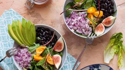 Siyah Fasulyeli Fit Salata Tarifi