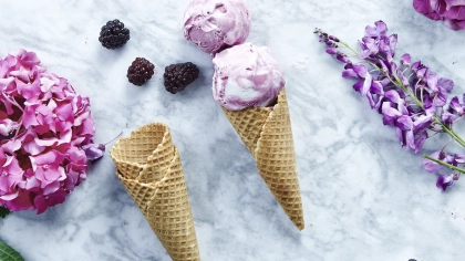 Karadutlu ve Naneli Dondurma Tarifi