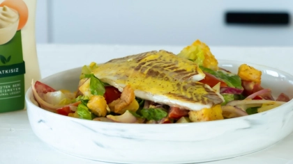 Levrekli Yaz Salatası Tarifi