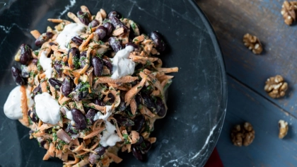 Yoğurtlu Barbunya Salatası Tarifi