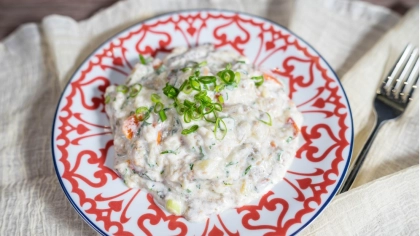 Yoğurtlu Patlıcan Salatası Tarifi