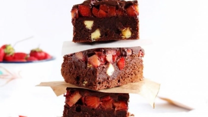 Çilekli Brownie Tarifi