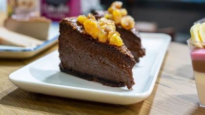 Choco Labne ve Kestaneli Cheesecake Tarifi