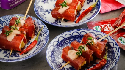 Pastırmalı Patates Şiş Tarifi