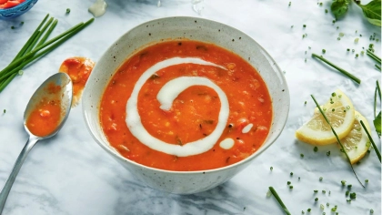 Kırmızı Köz Biber Çorbası Tarifi