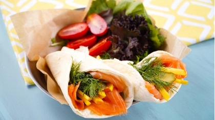 Şeftalili Somon Roll Tarifi