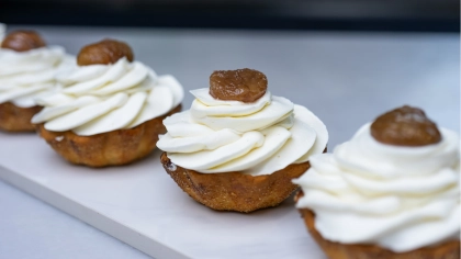 Kestane Şekerli Tart Tarifi