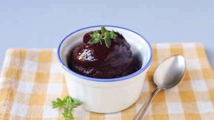 Yaban Mersinli Vegan Sorbe Tarifi