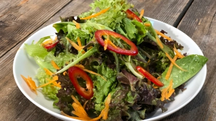 Ballı Hardallı Yeşil Salata Tarifi