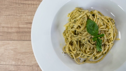 Pesto Soslu Linguine Tarifi