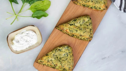 Ispanaklı Peynirli Scones Tarifi