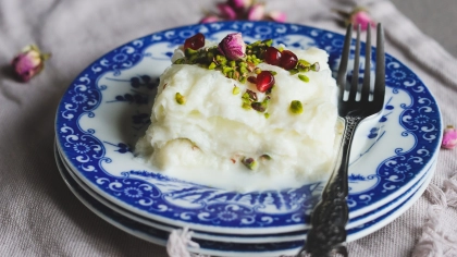 Antep Fıstığı Ezmeli Güllaç Tarifi