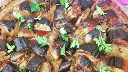 Tavuklu Patlıcan Kebabı Tarifi