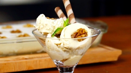 Tahinli ve Helvalı Dondurma Tarifi