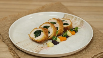 Ispanaklı Tavuk Sarma Tarifi