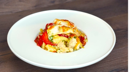 Sebzeli Tavuklu Fırın Makarna Tarifi